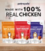 Petroyale Dehydrated Chicken Jerky for Dogs – Gut Health (Pumpkin & Probiotics) - Image 5